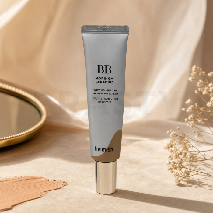 Heimish Moringa Ceramide Tinted Moisturizer Make-Up + Sunscreen SPF30 PA++ crema BB para unificar el tono de la piel 28 Tan 30 ml