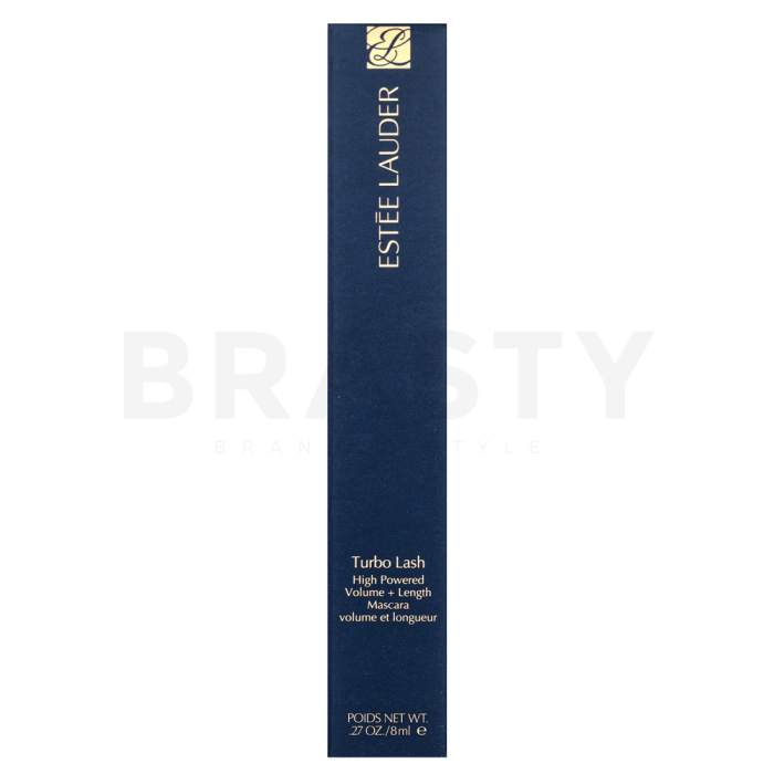 Estee Lauder Turbo Lash High Powered Volume + Length Mascara mascara om de wimpers te verlengen en te krullen 01 Black 8 ml