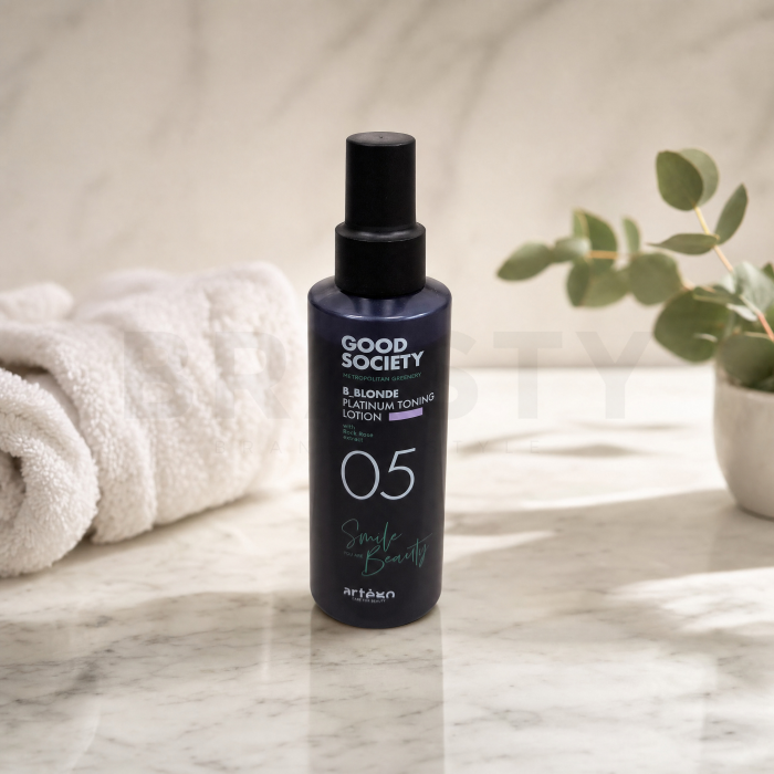 Artègo Good Society 05 B_Blonde Platinum Toning Lotion tónovací sprej pro platinově blond a šedivé vlasy 150 ml