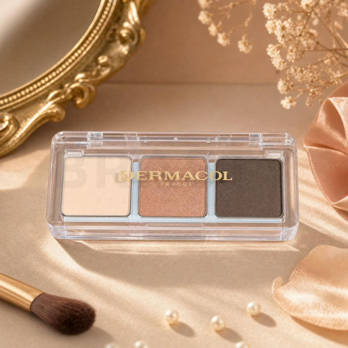 Dermacol Eyeshadow Palette палитра сенки за очи 3 Golden Sands