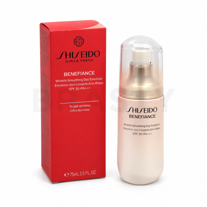 Shiseido Benefiance ochronny fluid na dzień Wrinkle Smoothing Day Emulsion SPF 25 75 ml