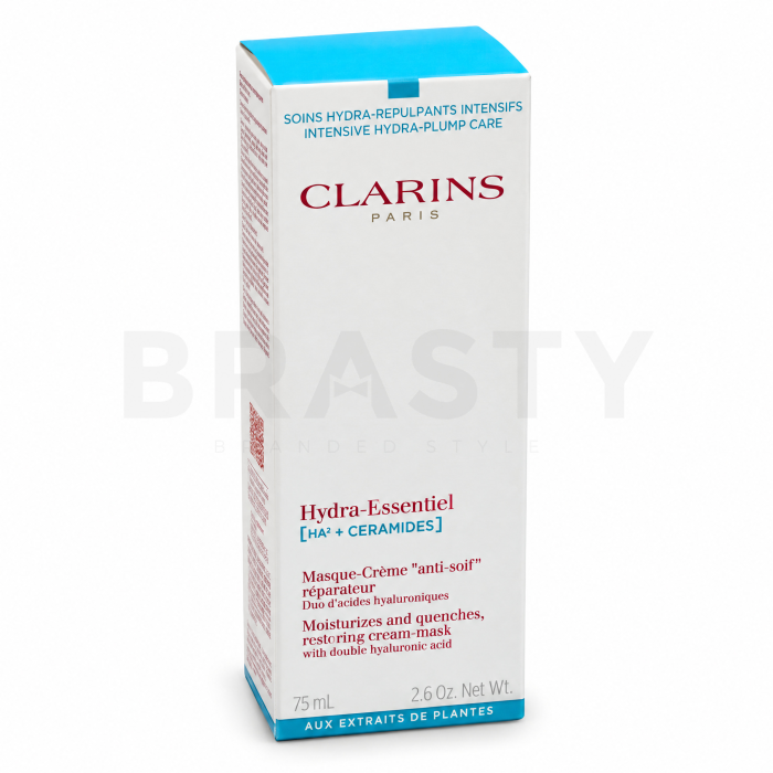Clarins Hydra-Essentiel [HA²] nawilżająca maska Moisturizes and Quenches Restoring Cream Mask 75 ml