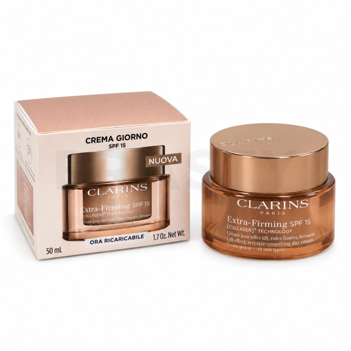 Clarins Extra-Firming SPF 15 [COLLAGEN]³ TECHNOLOGY crema giorno rassodante Cream - All Skin Types 50 ml