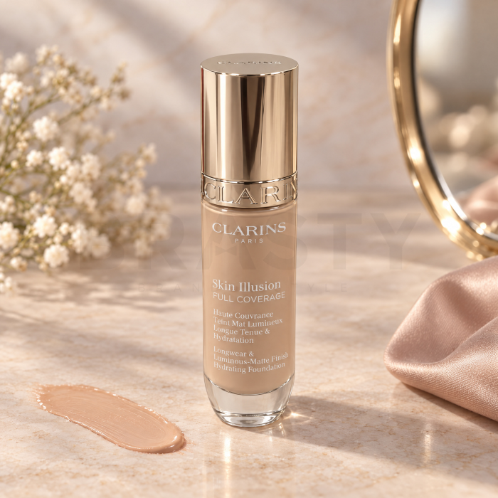 Clarins Skin Illusion Full Coverage Foundation dugotrajna šminka 107C 30 ml