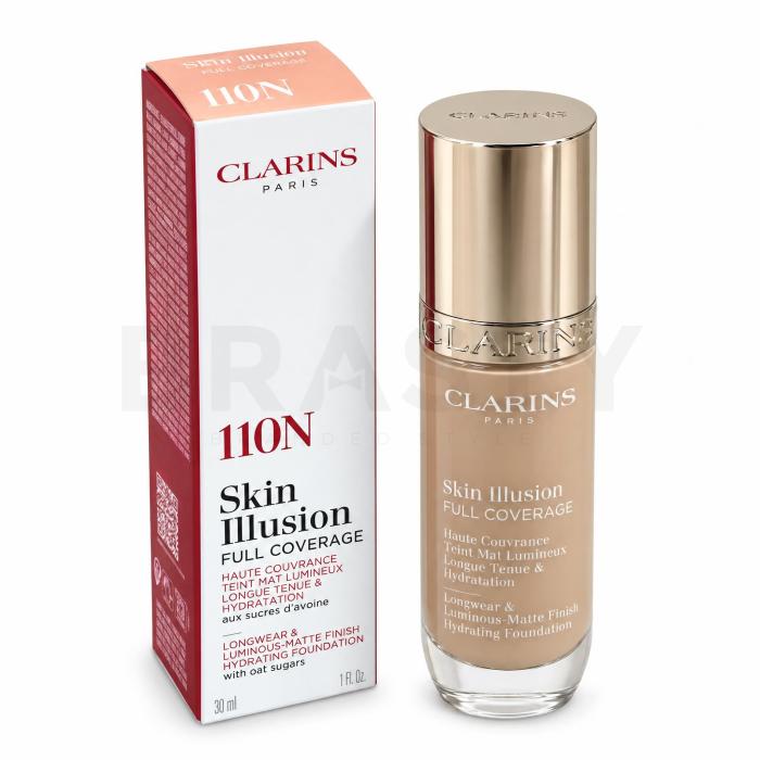 Clarins Skin Illusion Full Coverage Foundation dugotrajna šminka 110N 30 ml