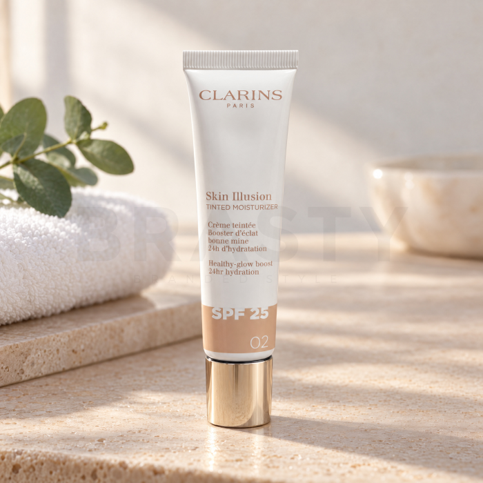 Clarins Skin Illusion tónovací ochranný krém Tinted Moisturizer SPF 25 02 40 ml