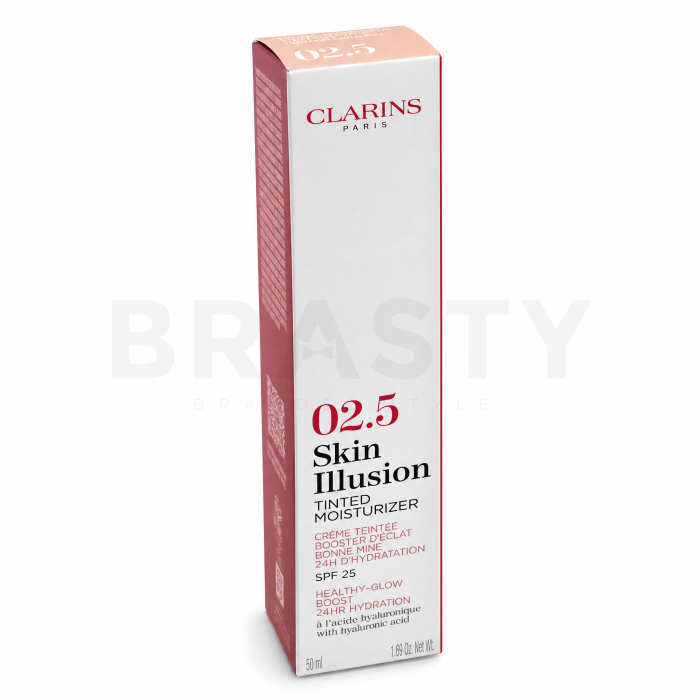 Clarins Skin Illusion tónovací ochranný krém Tinted Moisturizer SPF 25 02.5 40 ml