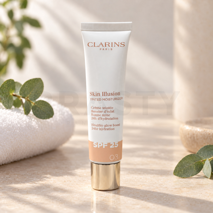 Clarins Skin Illusion tónovací ochranný krém Tinted Moisturizer SPF 25 03 40 ml