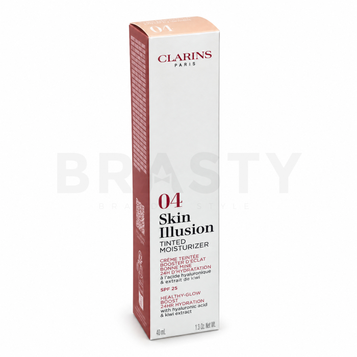 Clarins Skin Illusion tónovací ochranný krém Tinted Moisturizer SPF 25 04 40 ml