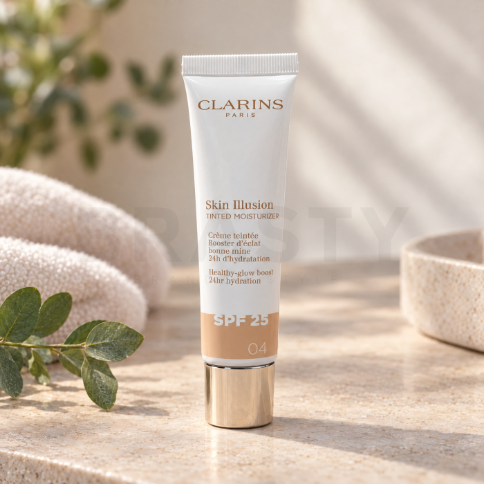 Clarins Skin Illusion tónovací ochranný krém Tinted Moisturizer SPF 25 04 40 ml