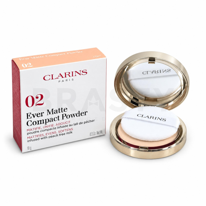 Clarins Ever Matte Compact Powder Polvo con efecto mate 02 10 g