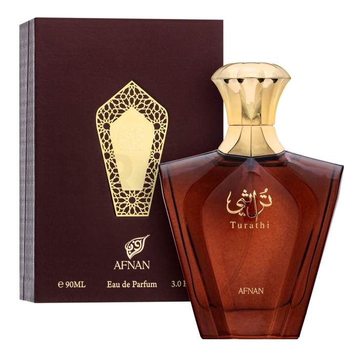 Afnan Turathi Homme Brown Eau de Parfum voor mannen Extra Offer 2 90 ml