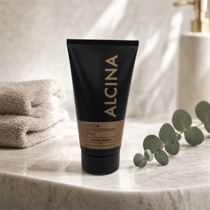 Alcina Color Conditioning Shot toniserende conditioner voor Koude Blond Tinten Cool Brown 150 ml