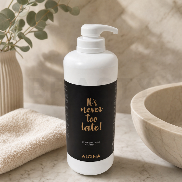 Alcina It's never too late! Coffein Vital Shampoo posilující šampon pro řídnoucí vlasy 1250 ml