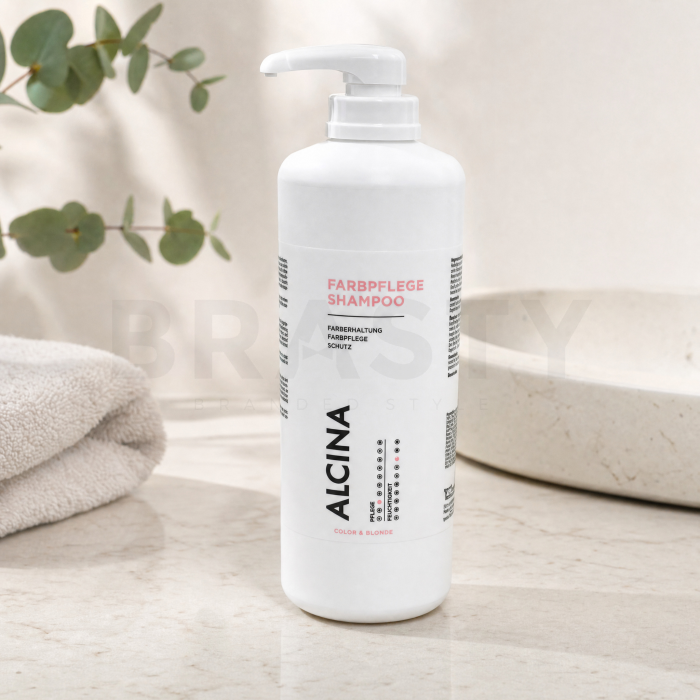 Alcina Color & Blonde Shampoo tápláló sampon festett, vegyileg kezelt és szőkített hajra 1250 ml