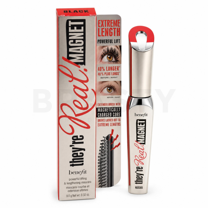 Benefit They’re Real! Magnet Extreme Lengthening Mascara riasenka pre predĺženie rias a objem Black 9 g