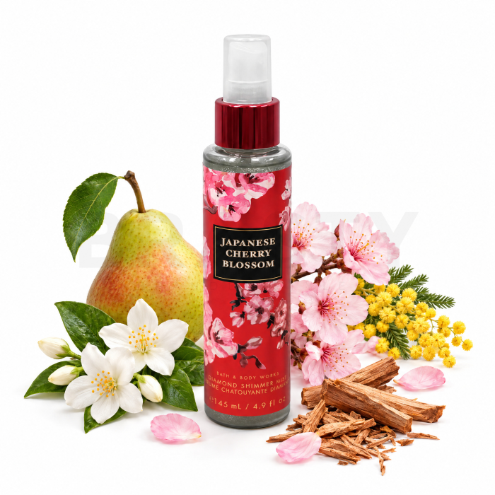 Bath & Body Works Japanese Cherry Blossom Shimmer pršilo za telo za ženske 145 ml