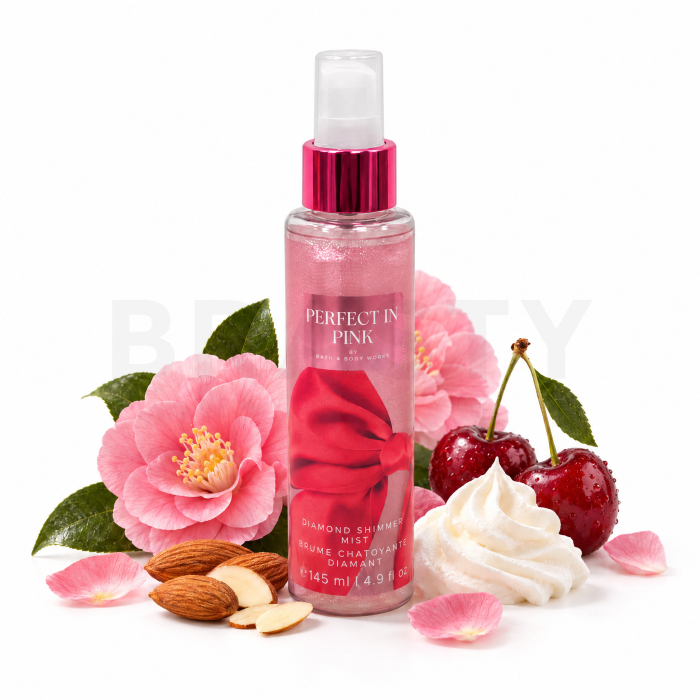 Bath & Body Works Perfect In Pink Diamond Shimmer pršilo za telo za ženske 145 ml