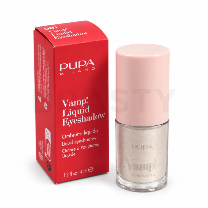 Pupa Vamp! Liquid Eyeshadow vloeibare oogschaduw 001 Snow 4 ml