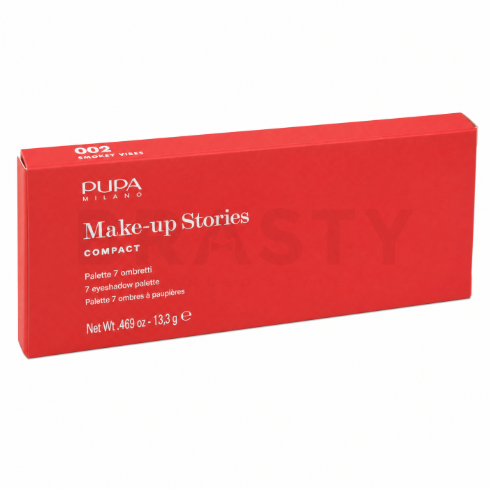 Pupa Make Up Stories Compact Eyeshadow Palette paleta de sombras de ojos 002 Smokey Vibe 13,5 g