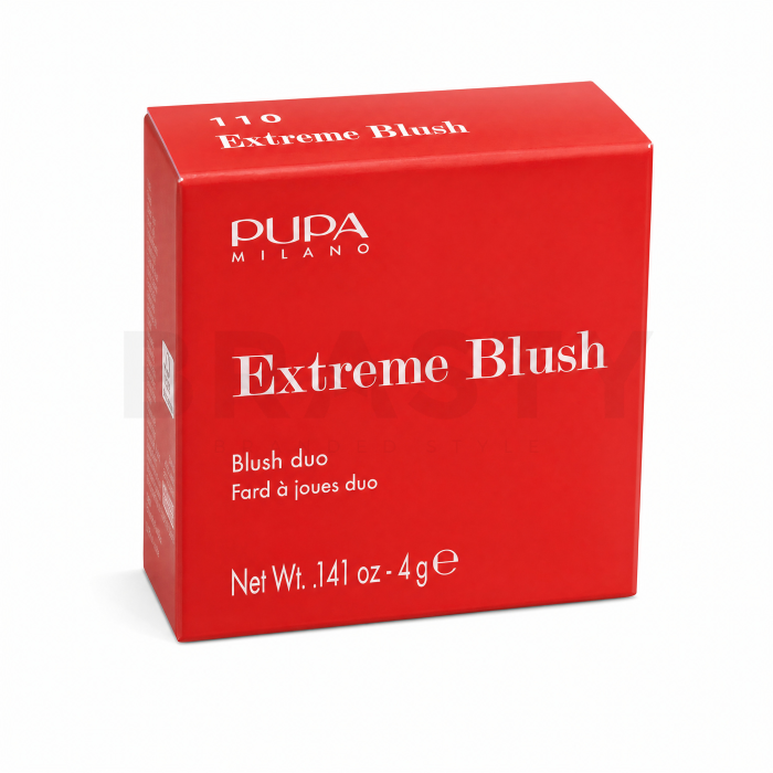 Pupa Extreme Blush DUO colorete en polvo 110 Radiant Amarant - Glow Watermelon 4 g