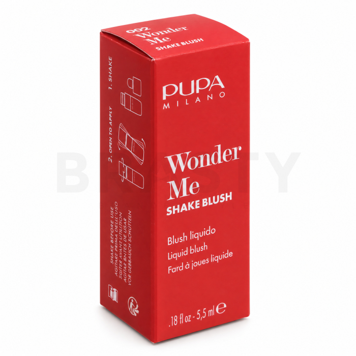 Pupa Wonder Me Shake Blush folyékony pirosító 002 Pink Mojito 5,5 ml