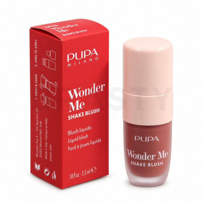 Pupa Wonder Me Shake Blush folyékony pirosító 003 Strawberry Daiquiri 5,5 ml