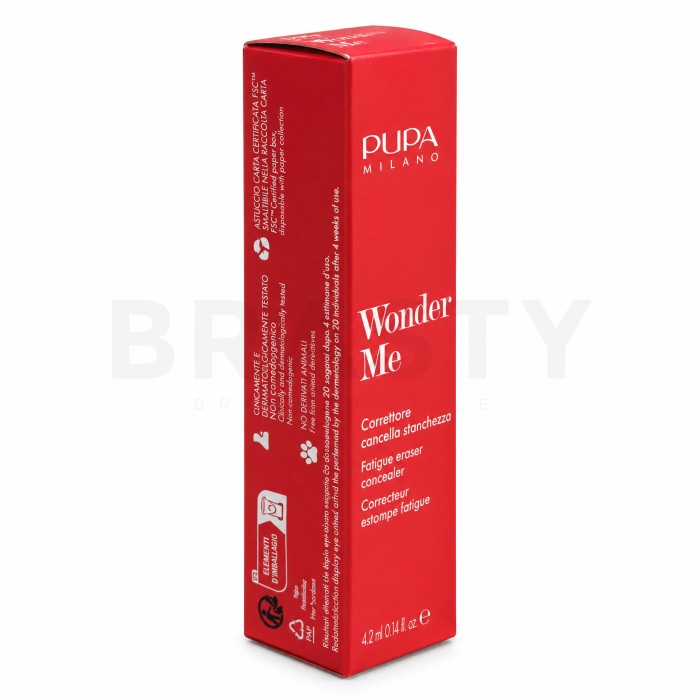 Pupa Wonder Me Fatigue Eraser Concealer corrector para el contorno de ojos 030 Medium Warm Beige 4,2 ml