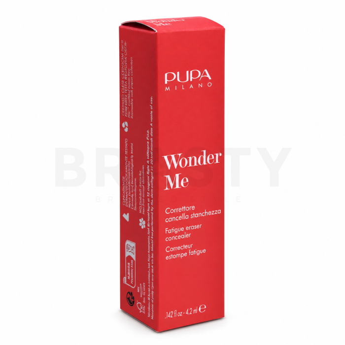 Pupa Wonder Me Fatigue Eraser Concealer corrector para el contorno de ojos 040 Intense Warm Beige 4,2 ml