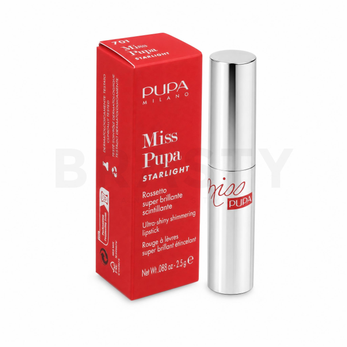 Pupa Miss Pupa Starlight Lipstick barra de labios 701 Sweet Kate 2,5 g