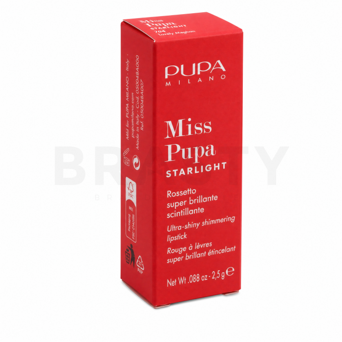 Pupa Miss Pupa Starlight Lipstick barra de labios 704 Lovely Meghan 2,5 g