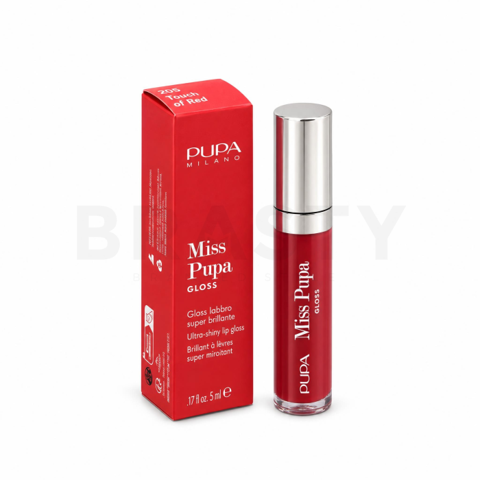 Pupa Miss Pupa Gloss sjajilo za usne 205 Touch of Red 5 ml