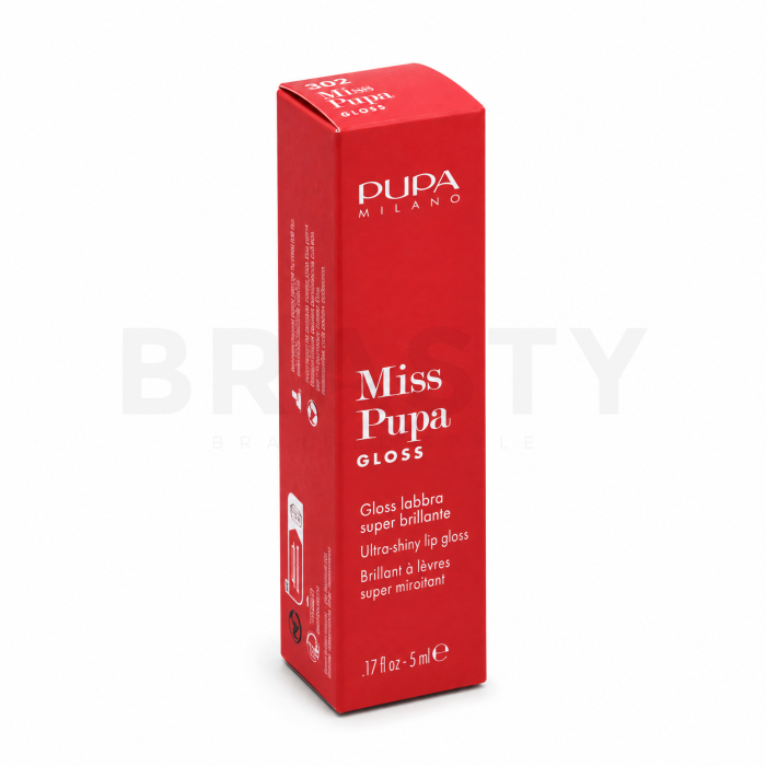 Pupa Miss Pupa Gloss sjajilo za usne 302 Ingenious Pink 5 ml