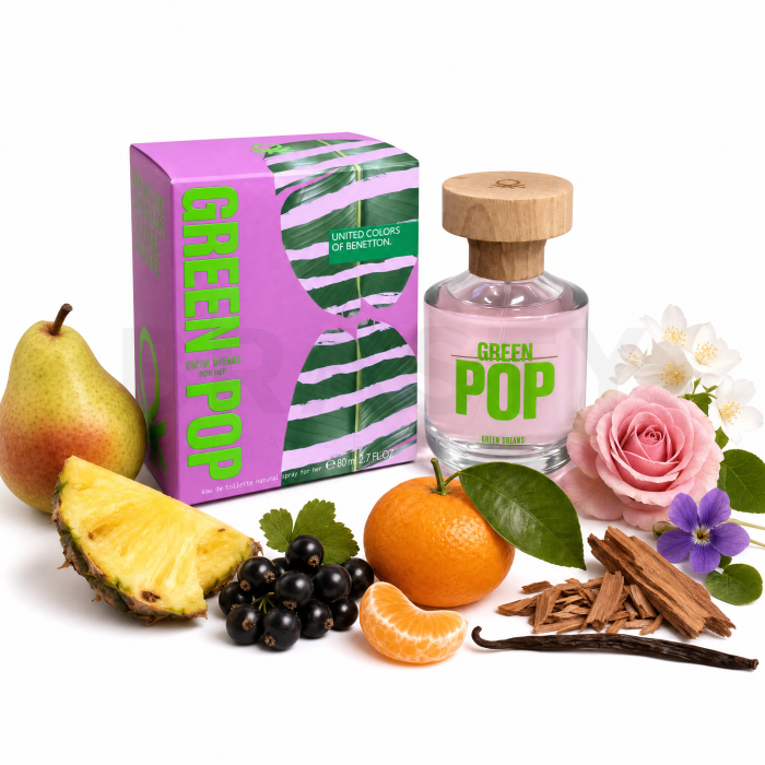 Benetton United Dreams Green Pop woda toaletowa dla kobiet 80 ml