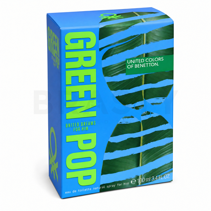 Benetton United Dreams Green Pop Eau de Toilette da uomo 100 ml