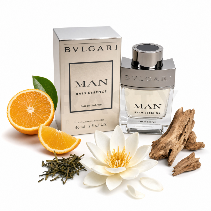 Bvlgari Man Rain Essence Eau de Parfum férfiaknak Refillable 60 ml