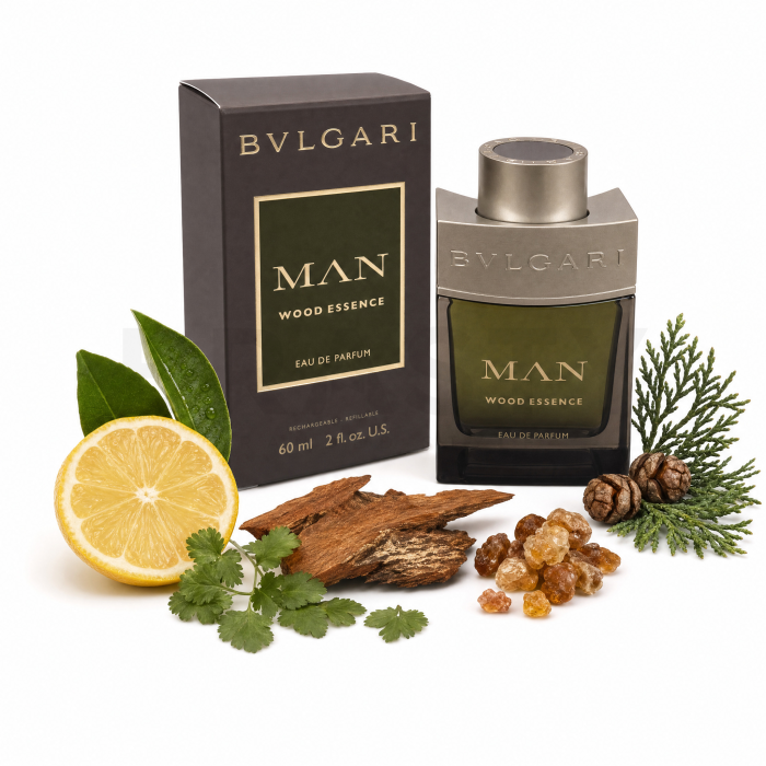 Bvlgari Man Wood Essence Eau de Parfum férfiaknak Refillable 60 ml
