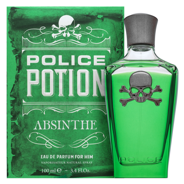 Police Potion Absinthe Eau de Parfum para hombre Extra Offer 3 100 ml