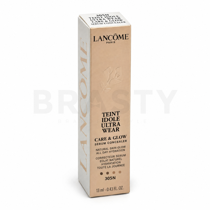 Lancôme Teint Idole Ultra Wear Care & Glow Serum Concealer corector lichid pentru o piele luminoasă și uniformă 305N 13 ml