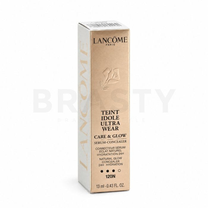 Lancôme Teint Idole Ultra Wear Care & Glow Serum Concealer corector lichid pentru o piele luminoasă și uniformă 120N 13 ml