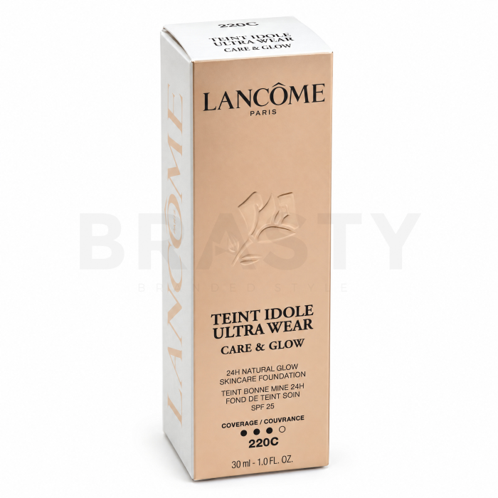 Lancôme Teint Idole Ultra Wear Care & Glow Make-Up langhoudende make-up voor een uniforme en stralende teint 220C 30 ml
