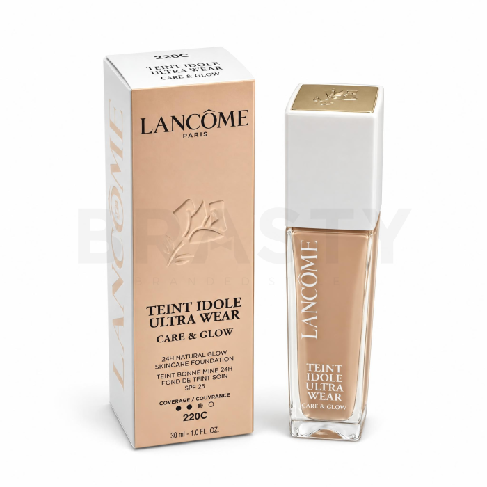 Lancôme Teint Idole Ultra Wear Care & Glow Make-Up langhoudende make-up voor een uniforme en stralende teint 220C 30 ml