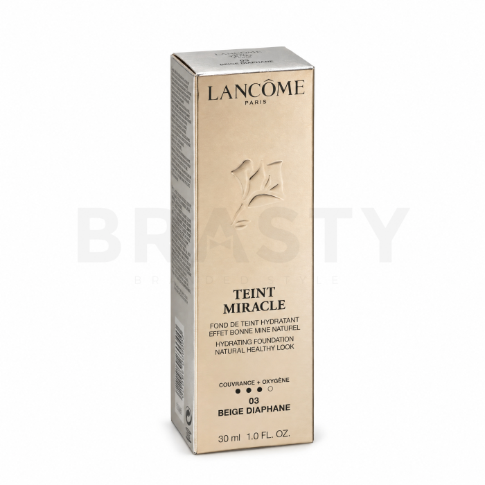 Lancôme Teint Miracle Hydrating Foundtaion SPF 15 Flüssiges Make Up mit Hydratationswirkung 003 Beige Diaphane 30 ml
