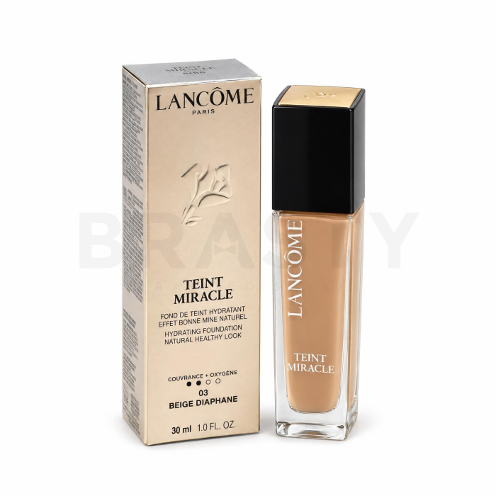 Lancôme Teint Miracle Hydrating Foundtaion SPF 15 Flüssiges Make Up mit Hydratationswirkung 003 Beige Diaphane 30 ml