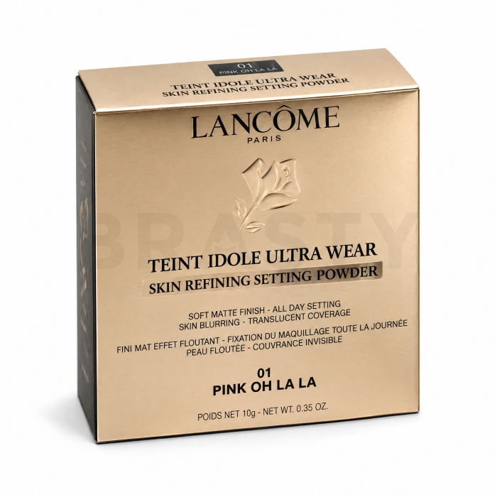 Lancôme Teint Idole Ultra Wear Skin Refining Setting Powder prašek z matirnim učinkom 01 Pink Ôh La La 10 g