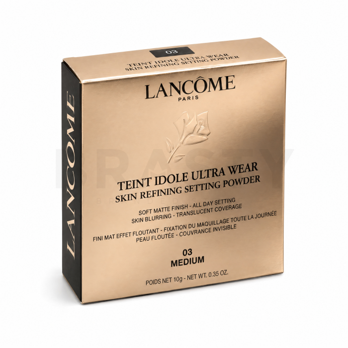 Lancôme Teint Idole Ultra Wear Skin Refining Setting Powder pudră cu efect matifiant 03 Medium 10 g