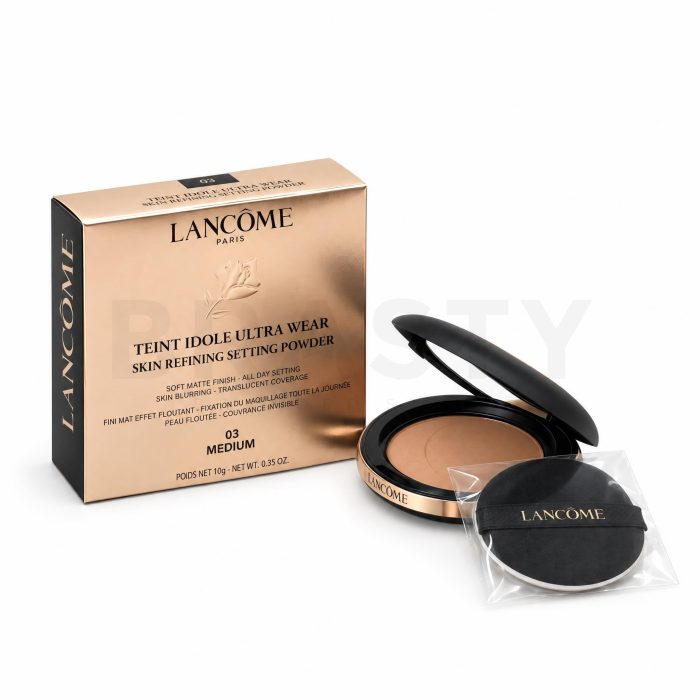 Lancôme Teint Idole Ultra Wear Skin Refining Setting Powder pudră cu efect matifiant 03 Medium 10 g