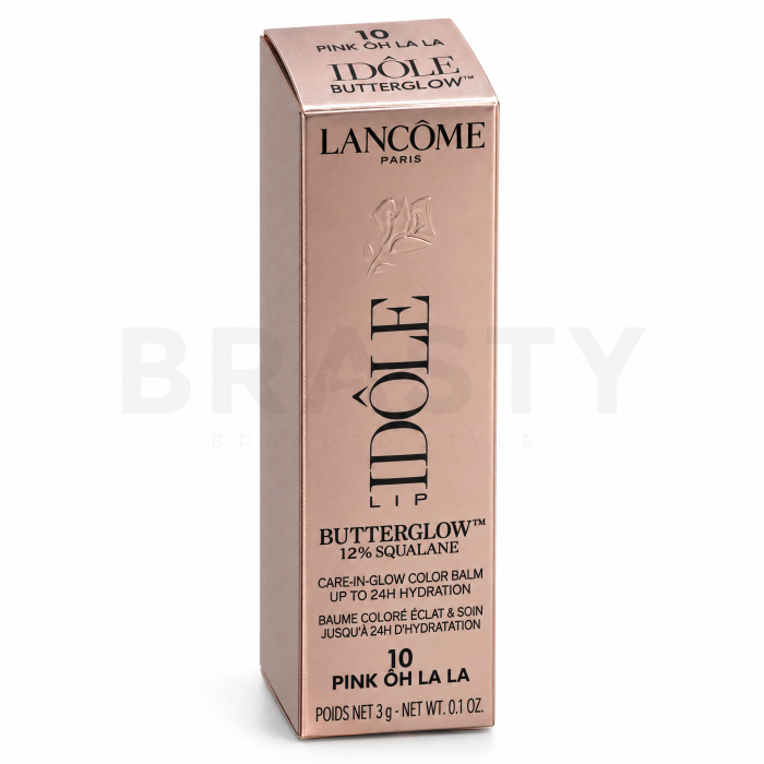 Lancôme Lip Idôle ButterGlow Lip Balm Подхранващ балсам за устни 10 Pink Ôh La La 3 g