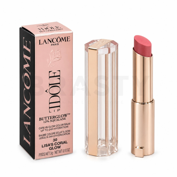 Lancôme Lip Idôle ButterGlow Lip Balm balsamo nutriente per labbra 30 Lisa's Coral Glow 3 g