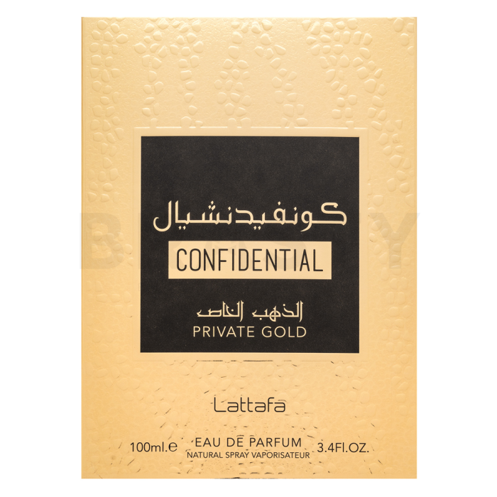 Lattafa Confidential Private Gold woda perfumowana unisex Extra Offer 3 100 ml